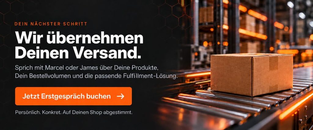 Wir übernehmen Deinen Versand