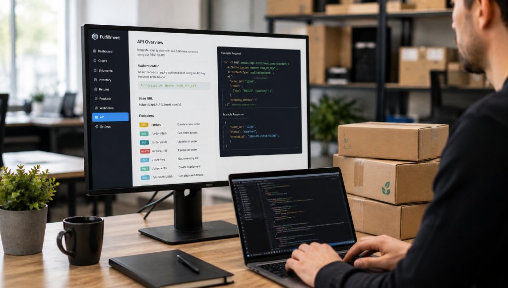 Fulfillment-Anbieter mit API-Zugang