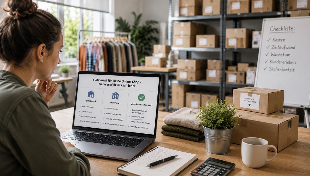 Fulfillment für kleine Online-Shops